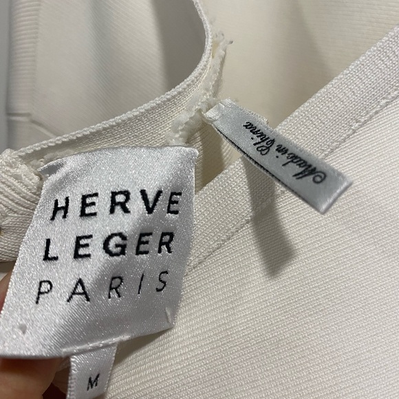 NWT Herve Leger Halter Icon Dress Medium - Picture 8 of 9